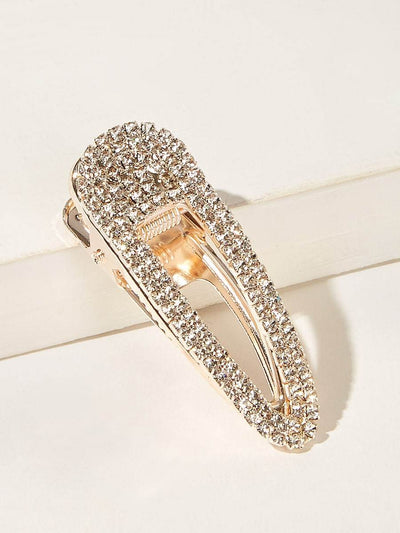 Rhinestone<b style="color:White;"><font size="1"> -</font></b>Engraved Hair Clip