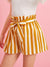 Girls<b style="color:White;"><font size="1"> -</font></b>Paperbag<b style="color:White;"><font size="1"> -</font></b>Waist Self Belted Striped Shorts