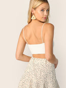 Solid<b style="color:White;"><font size="1"> -</font></b>Crop Cami Top