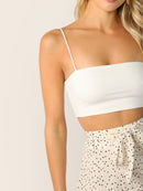 Solid<b style="color:White;"><font size="1"> -</font></b>Crop Cami Top