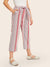 Girls<b style="color:White;"><font size="1"> -</font></b>Self<b style="color:White;"><font size="1"> -</font></b>Belted Slant Pocket Striped Pants