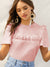 Layered<b style="color:White;"><font size="1"> -</font></b>Eyelet<b style="color:White;"><font size="1"> -</font></b>Embroidered Ruffle Solid Tee