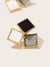 Color-block<b style="color:White;"><font size="1"> -</font></b>Square Stud Earrings 1pair