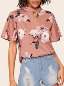 Floral Print Blouse