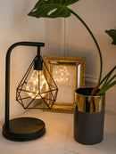 Diamond<b style="color:White;"><font size="1"> -</font></b>Shaped Table Lamp