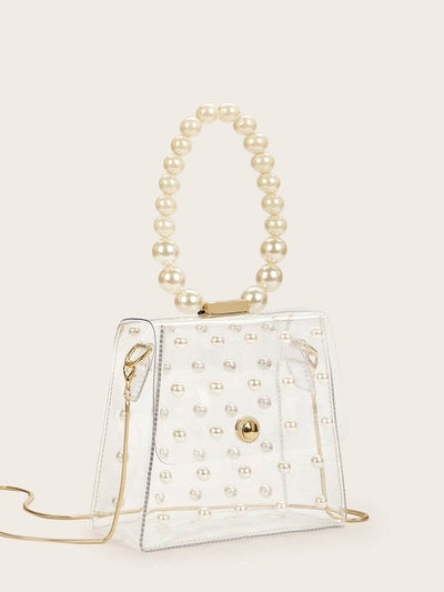 Pearl<b style="color:White;"><font size="1"> -</font></b>Detail Chain Bag