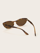 Tortoiseshell<b style="color:White;"><font size="1"> -</font></b>Frame Cat Eye Sunglasses