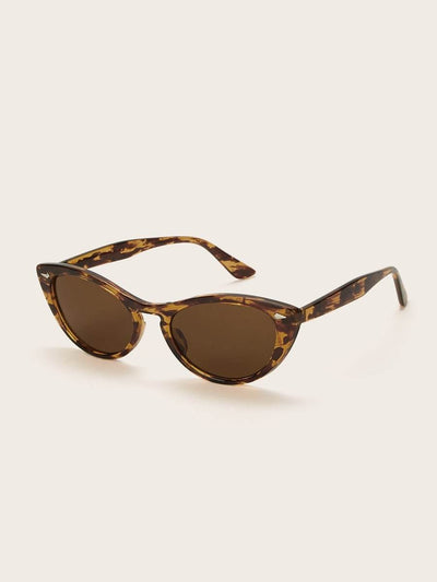 Tortoiseshell<b style="color:White;"><font size="1"> -</font></b>Frame Cat Eye Sunglasses