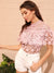 Mock Neck<b style="color:White;"><font size="1"> -</font></b>Guipure Lace Cape Top