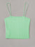 Solid<b style="color:White;"><font size="1"> -</font></b>Rib-knit Cami Top