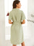 Single<b style="color:White;"><font size="1"> -</font></b>Button<b style="color:White;"><font size="1"> -</font></b>Self Tie Shirt Dress