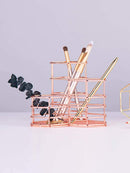 Geometric<b style="color:White;"><font size="1"> -</font></b>Iron<b style="color:White;"><font size="1"> -</font></b>Makeup Brush Storage Bucket 1pc