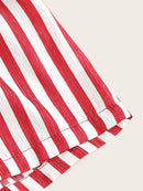 Toddler<b style="color:White;"><font size="1"> -</font></b>Girls<b style="color:White;"><font size="1"> -</font></b>Ruffle Waist Striped Shorts