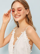 Polygon<b style="color:White;"><font size="1"> -</font></b>Frame Tinted Lens Sunglasses