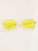 Polygon<b style="color:White;"><font size="1"> -</font></b>Frame Tinted Lens Sunglasses