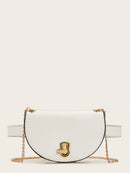 Chain<b style="color:White;"><font size="1"> -</font></b>Strap Flap Bum Bag