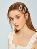 Transparent<b style="color:White;"><font size="1"> -</font></b>Hair Clip 2pack