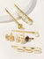 Faux<b style="color:White;"><font size="1"> -</font></b>Pearl<b style="color:White;"><font size="1"> -</font></b>& Shell Decor Hairpin 5pcs