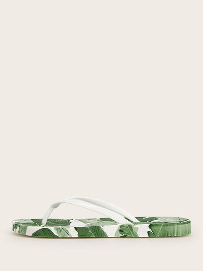 Tropical<b style="color:White;"><font size="1"> -</font></b>Print Flip Flops