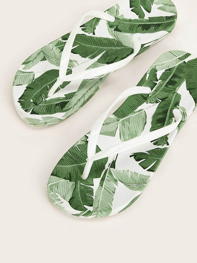 Tropical<b style="color:White;"><font size="1"> -</font></b>Print Flip Flops