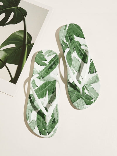 Tropical<b style="color:White;"><font size="1"> -</font></b>Print Flip Flops