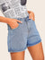 Pocket<b style="color:White;"><font size="1"> -</font></b>Detail Denim Shorts