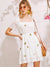 Eyelet<b style="color:White;"><font size="1"> -</font></b>Embroidery Square Neck Dress