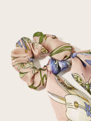 Scarf<b style="color:White;"><font size="1"> -</font></b>Knot Floral Hair Tie