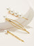 Faux<b style="color:White;"><font size="1"> -</font></b>Pearl Detail Hairpin 3pcs