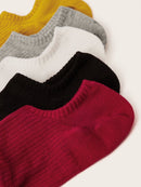 Ribbed<b style="color:White;"><font size="1"> -</font></b>Invisible Socks 5pairs