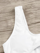 Two<b style="color:White;"><font size="1"> -</font></b>Tone<b style="color:White;"><font size="1"> -</font></b>Cut-out Tie Side Monokini