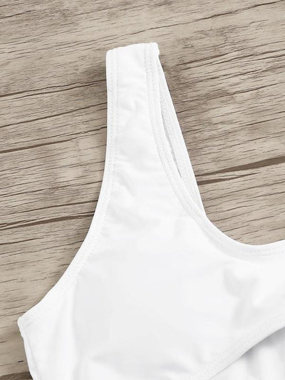 Two<b style="color:White;"><font size="1"> -</font></b>Tone<b style="color:White;"><font size="1"> -</font></b>Cut-out Tie Side Monokini
