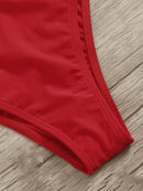 Two<b style="color:White;"><font size="1"> -</font></b>Tone<b style="color:White;"><font size="1"> -</font></b>Cut-out Tie Side Monokini