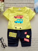 Toddler<b style="color:White;"><font size="1"> -</font></b>Boys<b style="color:White;"><font size="1"> -</font></b>Car<b style="color:White;"><font size="1"> -</font></b>Print Tee With Letter Print Pants