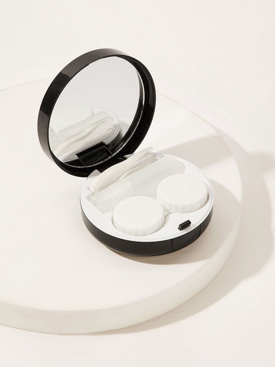 Marble<b style="color:White;"><font size="1"> -</font></b>Pattern<b style="color:White;"><font size="1"> -</font></b>Round<b style="color:White;"><font size="1"> -</font></b>Contact Lens Case Set 5pcs