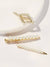 Pearl<b style="color:White;"><font size="1"> -</font></b>Decorated Hair Clip 3pcs