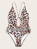 U-Plunge<b style="color:White;"><font size="1"> -</font></b>Criss<b style="color:White;"><font size="1"> -</font></b>Cross Backless One Piece Swim