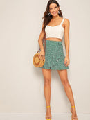 Dalmatian<b style="color:White;"><font size="1"> -</font></b>Print Ruffle Skirt