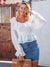 Simplee<b style="color:White;"><font size="1"> -</font></b>Zip<b style="color:White;"><font size="1"> -</font></b>Back Flounce Sleeve Peplum Top